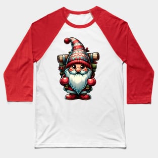 Holiday Gnome - Cute Gnome Baseball T-Shirt